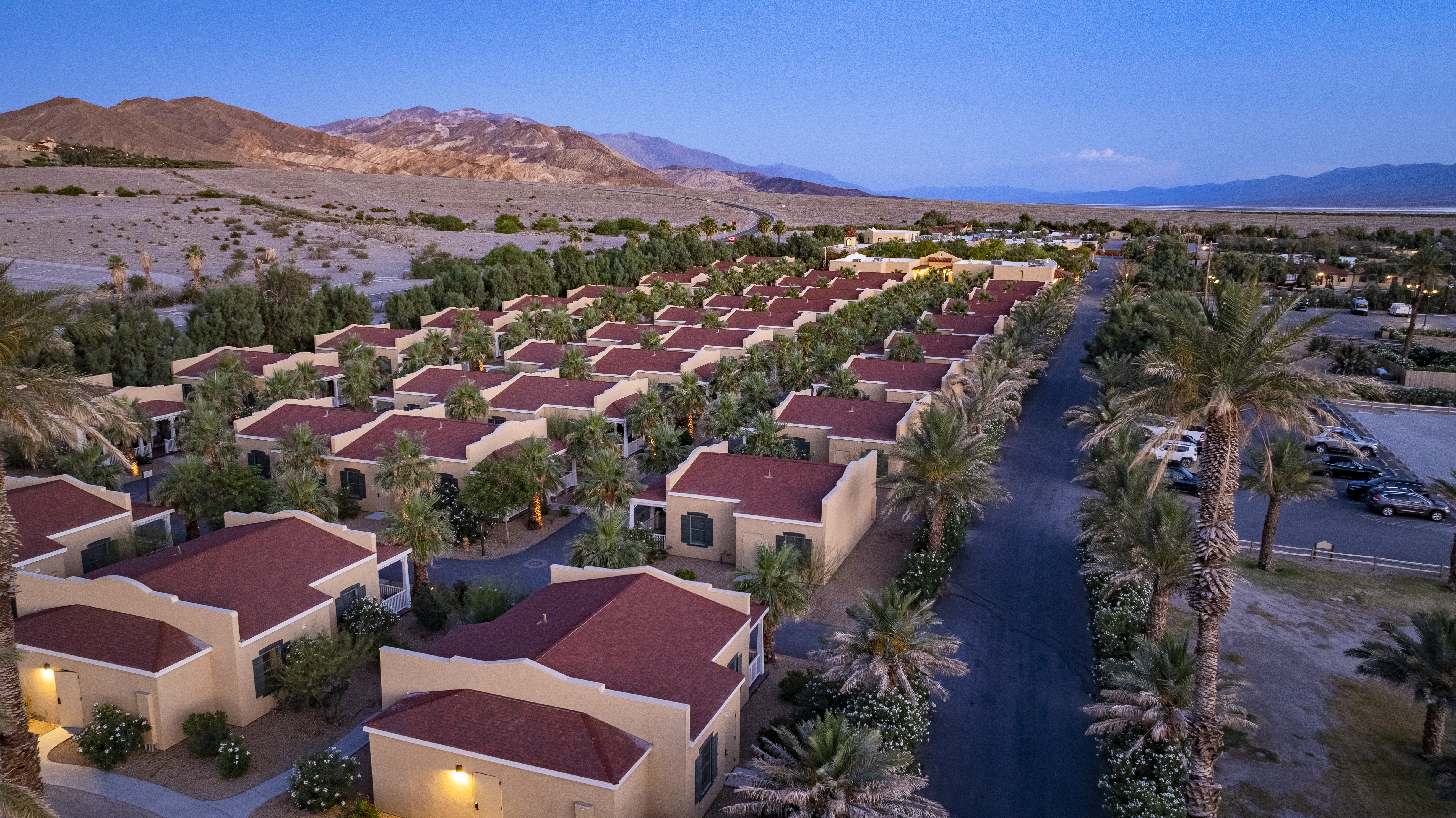 Cottages - aerial view
